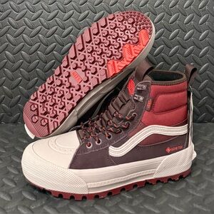 Vans SK8-HI MTE GoreTex Bitter Chocolate Hiking‎ Boots Womens Size 9 Mens Sz 7.5